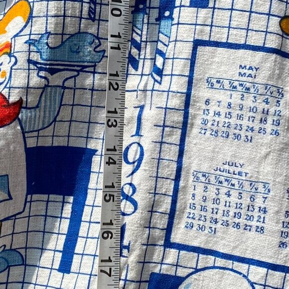 31-(VC) Vintage. Collectors. Cloth Calendar. 1984. Rare - Picture 8 of 10